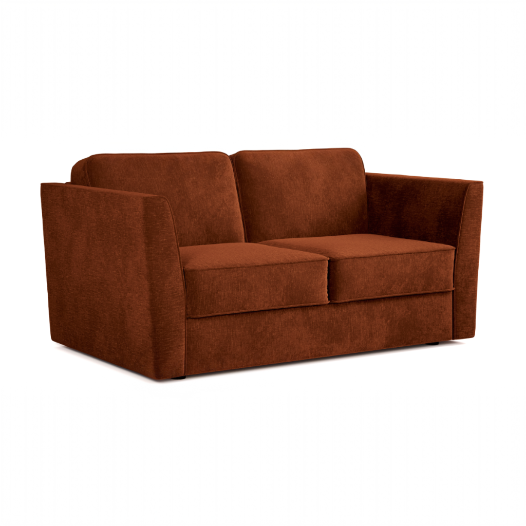 Jay Be® Elegance Sofa Bed with e Sprung™ Mattress  Two seater Cosy Chenille Foxy | Bed Sava