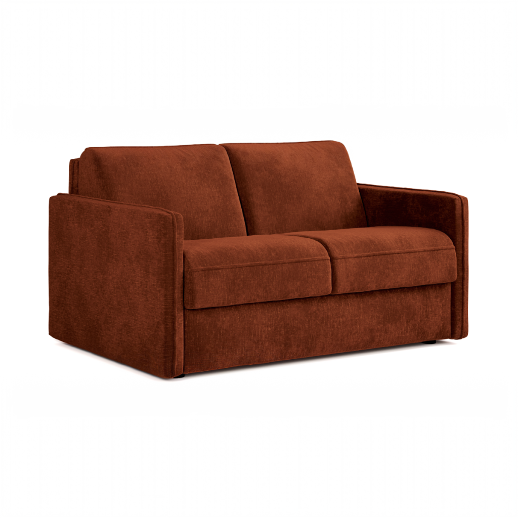 Jay Be® Slim Sofa Bed with e Sprung™ Mattress  Two seater Cosy Chenille Foxy | Bed Sava