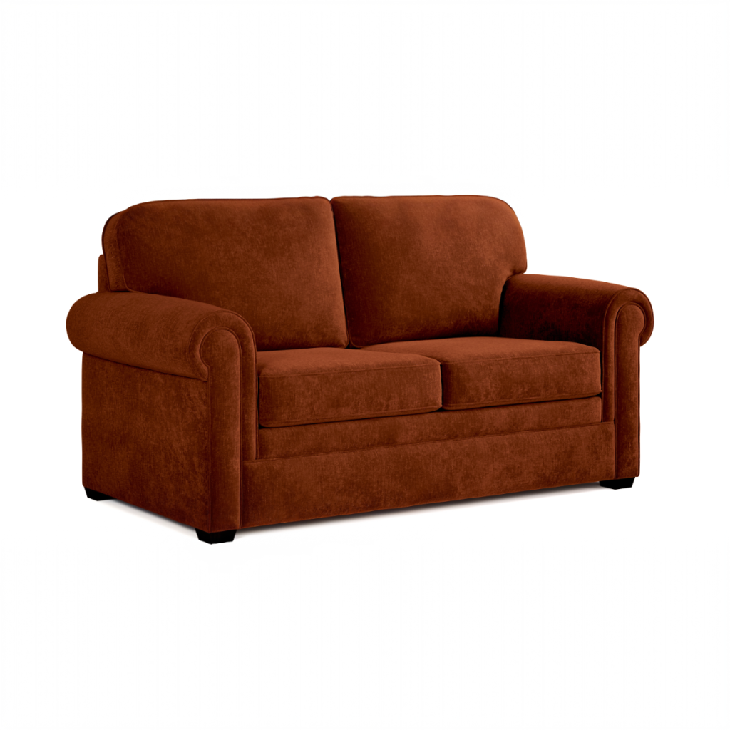 Jay Be® Heritage Sofa Bed with e Pocket™ Mattress  Two seater Cosy Chenille Foxy | Bed Sava