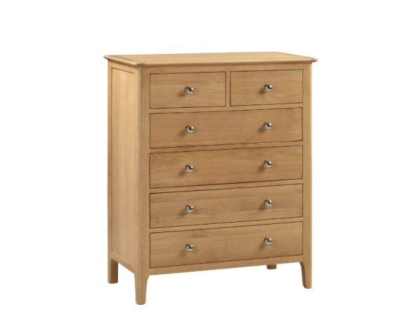 Julian Bowen Cotswold 4+2 Drawer Chest Drawer Chest | Bed Sava