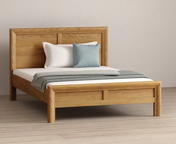Eclipse Solid Oak Kingsize Bed | Bed Sava