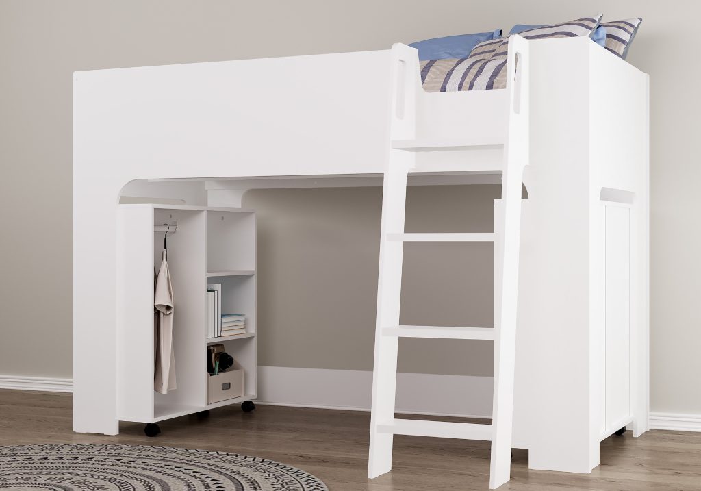 Flintshire Furniture Eden Mid Sleeper-White