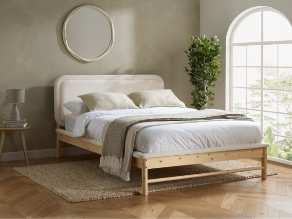 Birlea Emmi Scandi Bed King Size Wooden Bed | Bed Sava