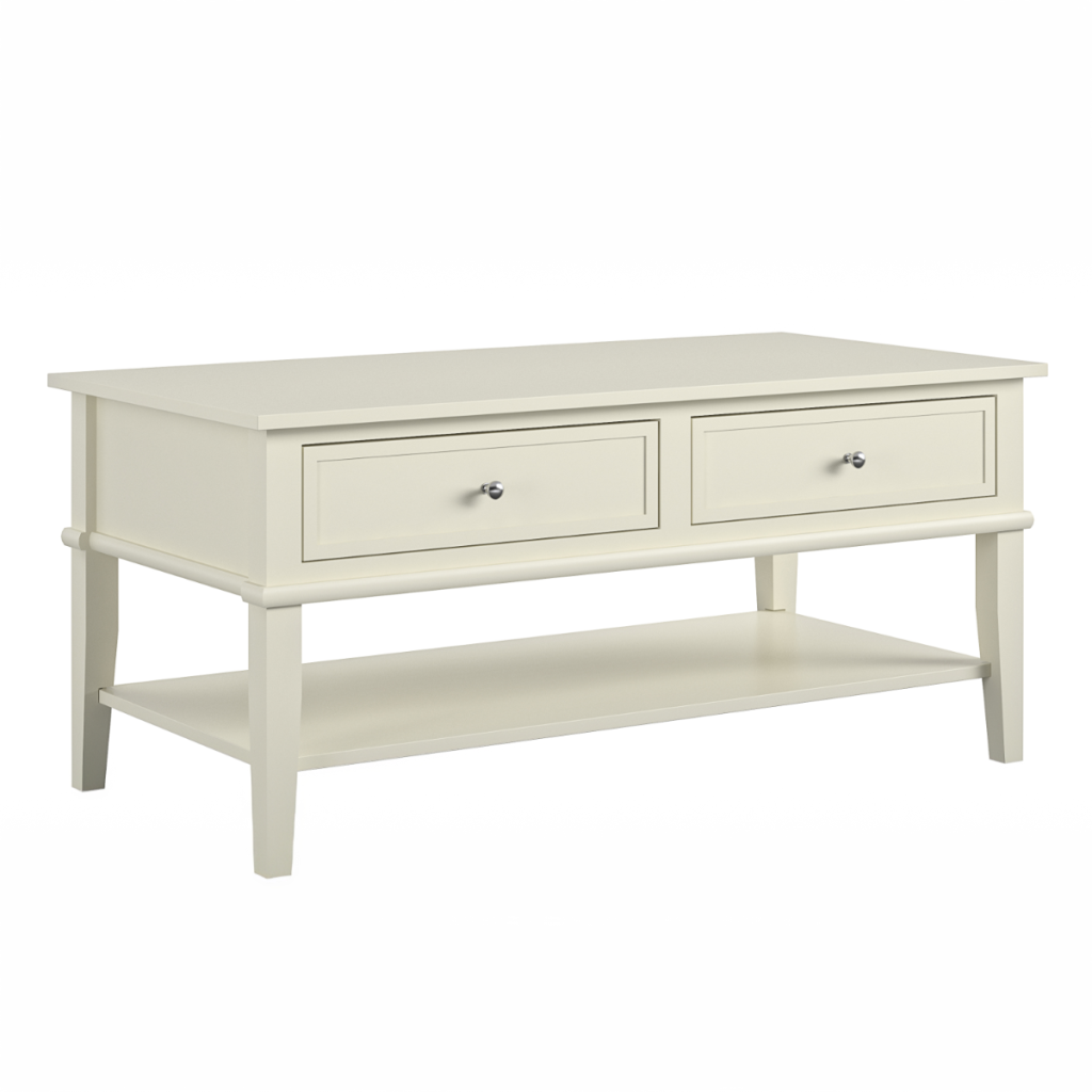 Dorel Franklin Coffee Table-White