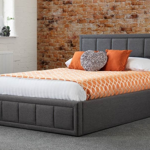 Sweet Dreams Franklyn Ottoman Grey Single Ottoman Bed | Bed Sava