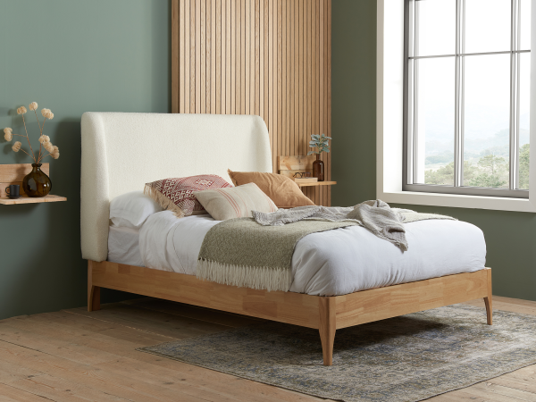 Birlea Halfden Double Wooden Bed | Bed Sava