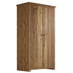 LPD Furniture Havana 2 Door Pine Wardrobe | Bed Sava