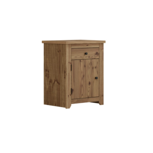LPD Furniture Havana 1 Drawer Pine Bedside Chest | Bed Sava