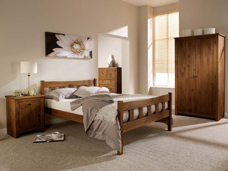 LPD Furniture Havana Single Pine Wooden Bed