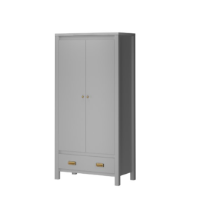 Little Seeds Haven Wardrobe Grey Grey Nursery Wardrobe | Bed Sava