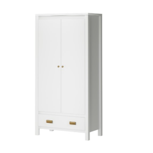 Little Seeds Haven Wardrobe White White Nursery Wardrobe | Bed Sava