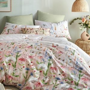 Voyage Hermione Bedding Set Petal Super King Duvet Cover | Bed Sava