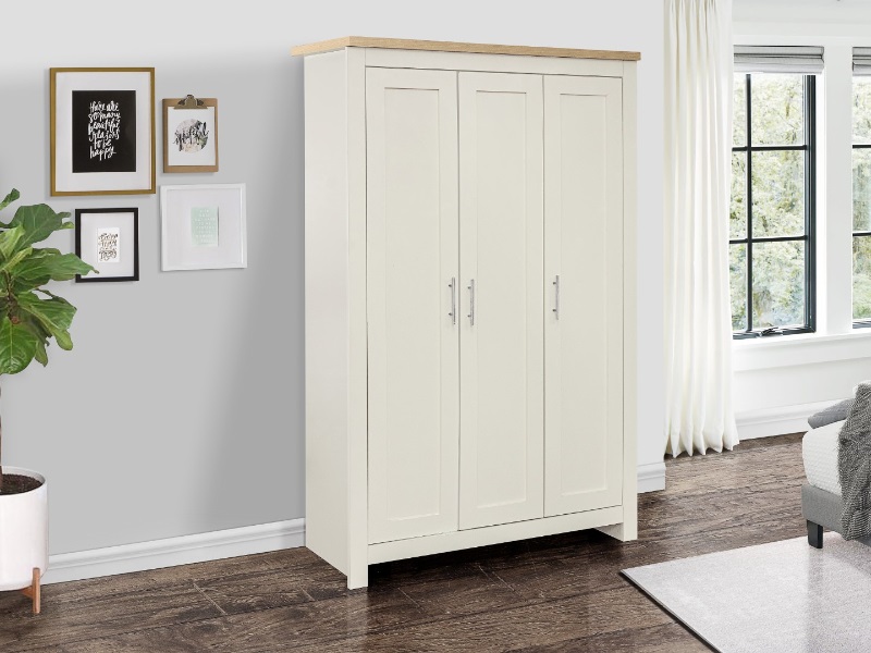 Birlea Highgate 3 Door Wardrobe Highgate Cream Wardrobe