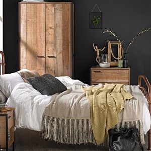 LPD Furniture Hoxton 3 Piece Set Hoxton Oak Bedroom Set | Bed Sava