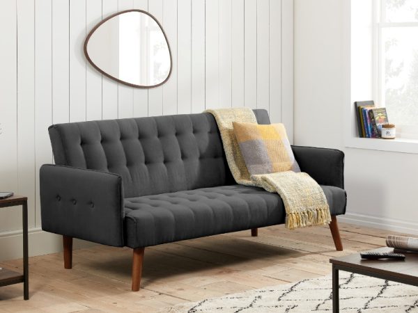 Birlea Hudson Sofa Bed Charcoal Sofa Bed | Bed Sava