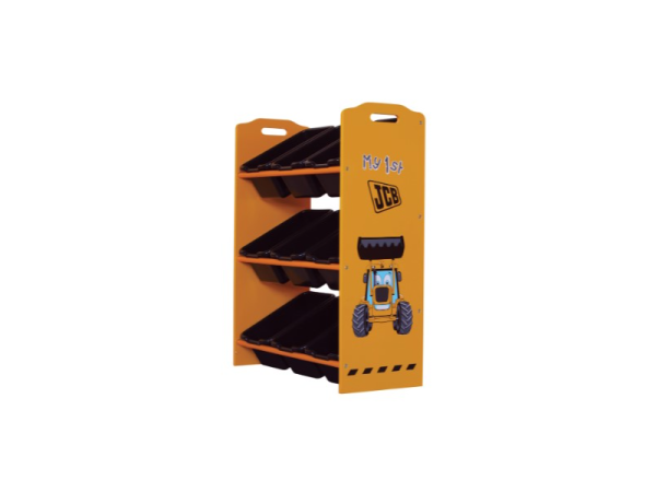 Kidsaw JCB 9 Bin Storage Unit Toy Box | Bed Sava