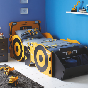 Kidsaw JCB 4 CX Single Bed Childrens Bed | Bed Sava