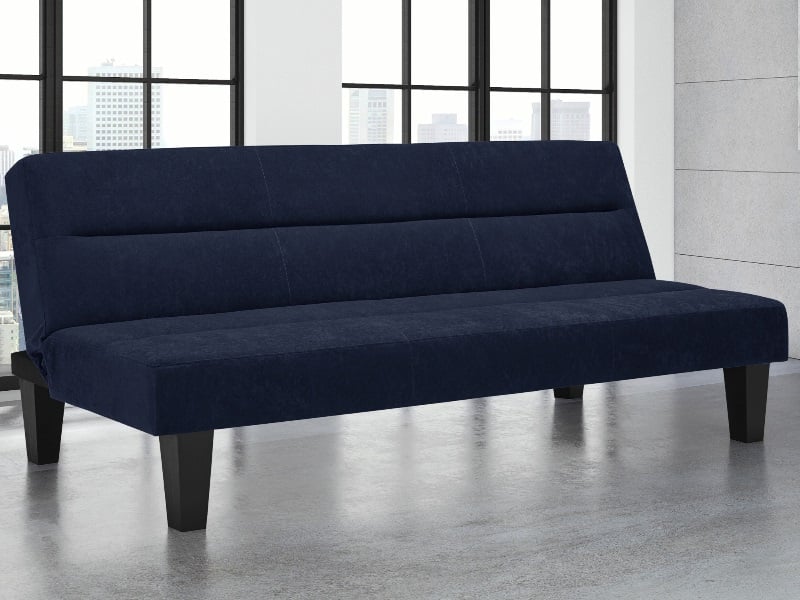Dorel Kebo Blue Velvet Sofa Bed