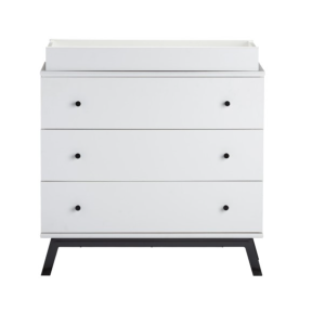 Little Seeds Lark Urban 3DRW Dresser with Topper White Changing Table | Bed Sava