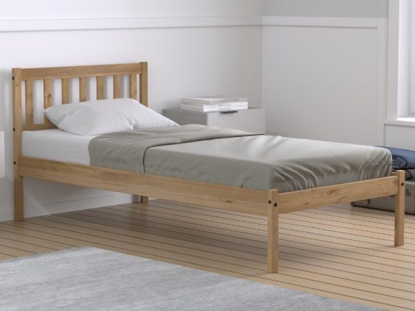 Birlea Lisbon Single Wooden Bed | Bed Sava
