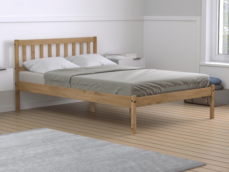 Birlea Lisbon Double Wooden Bed