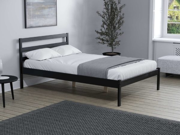 Birlea Luka Double Wooden Bed | Bed Sava