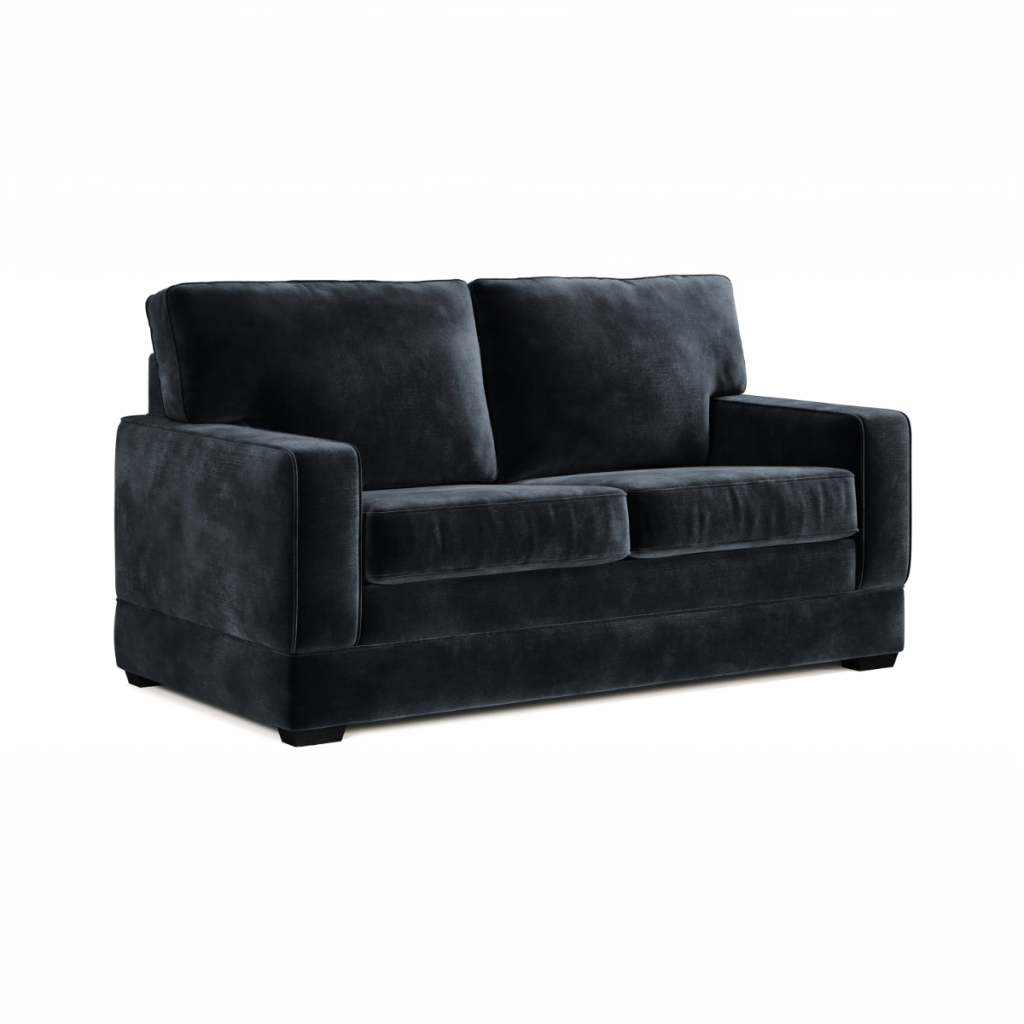 Jay Be® Urban Sofa Bed with e Pocket™ Mattress  Two seater Luxe Velvet Charcoal | Bed Sava