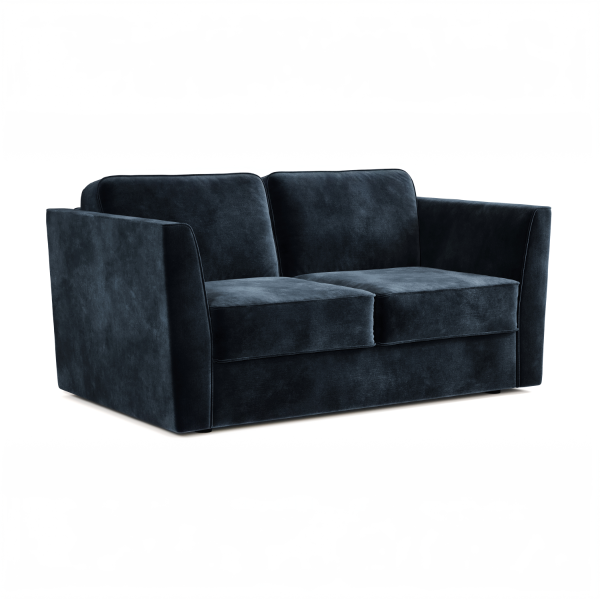 Jay Be® Elegance Sofa Bed with e Sprung™ Mattress  Two seater Luxe Velvet Charcoal | Bed Sava