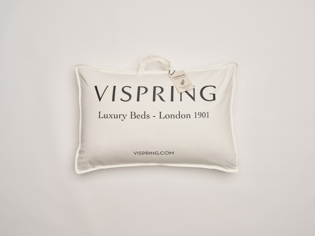 Vispring Luxury Premium Hungarian Goose Surround 75 x 50 Feather Pillow