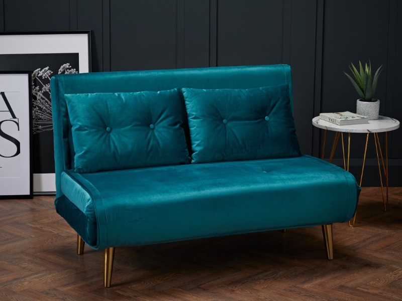 LPD Furniture Madison Sofa bed Teal Sofa Bed