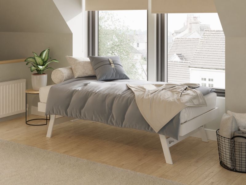 GFW Madrid Trundle Bed-White