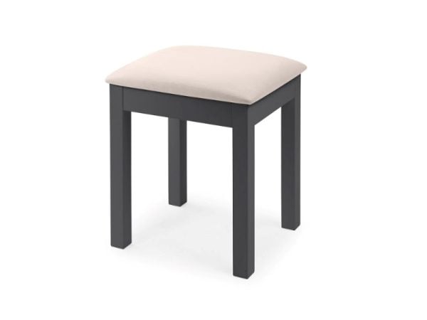Julian Bowen Maine Dressing Stool Anthracite Stool | Bed Sava