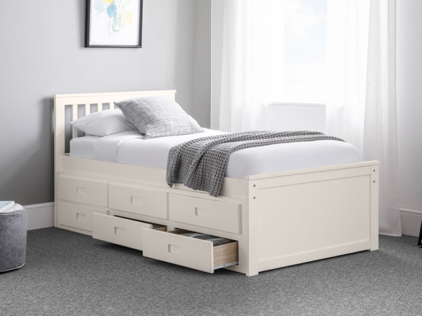 Julian Bowen Maisie Captains Bed Single Cabin Bed | Bed Sava