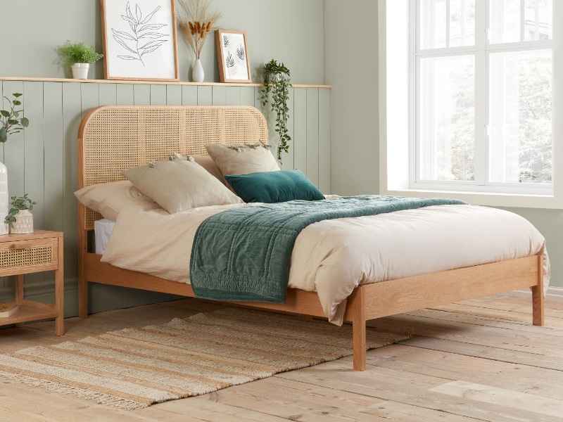 Birlea Margot Double Oak Wooden Bed