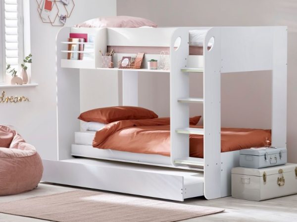 Julian Bowen Mars White Bunk Bed | Bed Sava