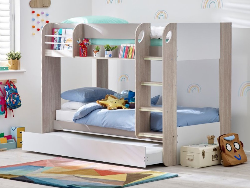 Julian Bowen Mars Taupe Bunk Bed | Bed Sava