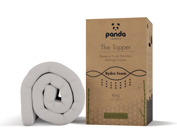 Panda Memory Foam Bamboo Super King Topper | Bed Sava