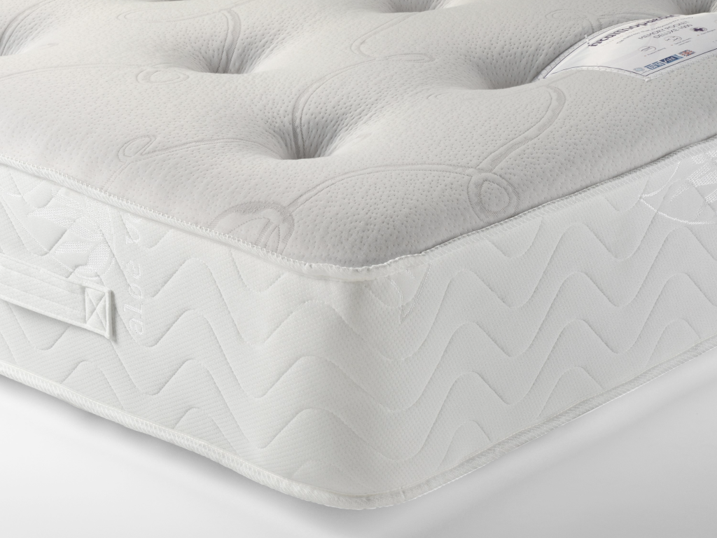 Healthopaedic Memory Pocket Deluxe 1000 7' x 5'3" Custom Size Mattress