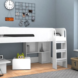 Kidsaw Mid Sleeper with Toybox Cube Single Childrens Bed | Bed Sava