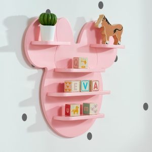 Disney Home Minnie Mouse Shelf Bedroom Furniture | Bed Sava