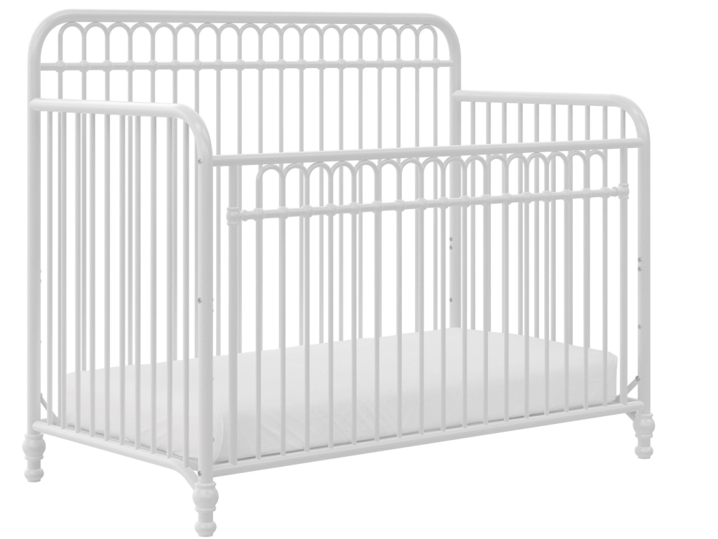 Little Seeds Monarch Hill Ivy 3-in-1 Metal Convertible Crib Cot Bed