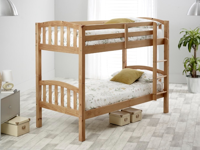 Bedmaster Mya Bunk Single Pine Bunk Bed | Bed Sava