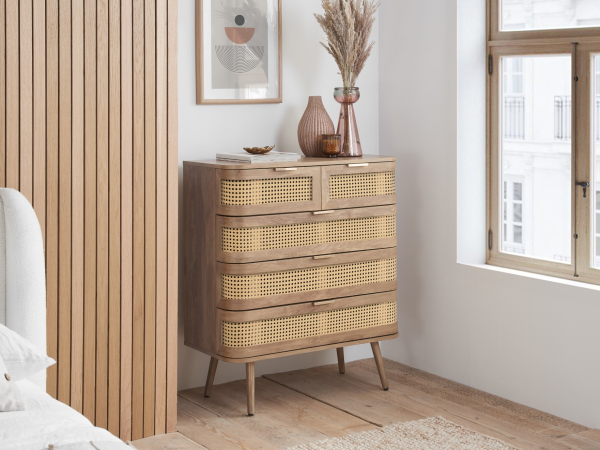 Birlea Noah 5 Drawer Drawer Chest | Bed Sava