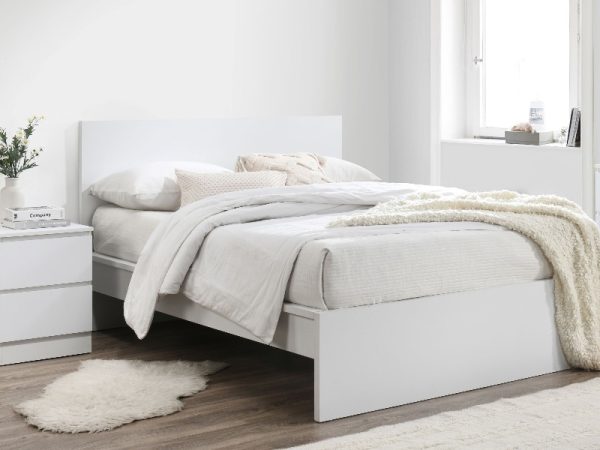 Birlea Oslo King Size White Bed | Bed Sava