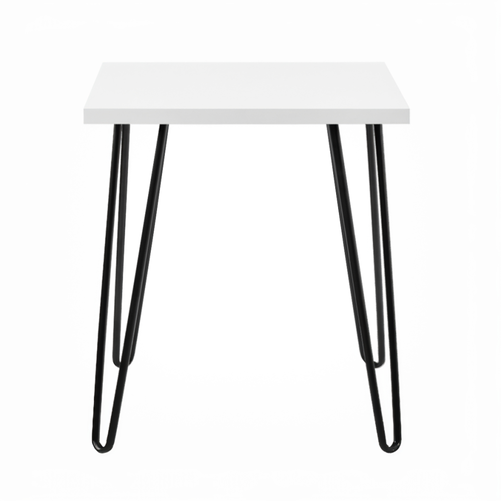 Dorel Owen Retro End Table-White