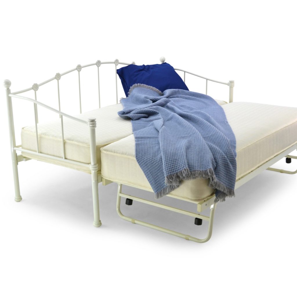 Metal Beds Ltd Paris Underbed-White-Single