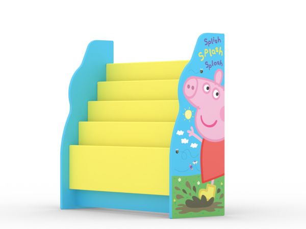 Kidsaw Peppa Pig Bookcase Sling Blue Bedroom Furniture | Bed Sava