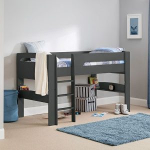 Julian Bowen Pluto Midsleeper Single Anthracite Mid Sleeper | Bed Sava