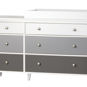 Little Seeds Poppy 6DRW Changing Table Grey Changing Table | Bed Sava