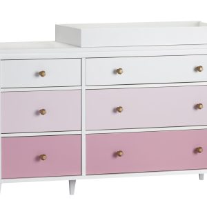 Little Seeds Poppy 6DRW Changing Table Pink Changing Table | Bed Sava